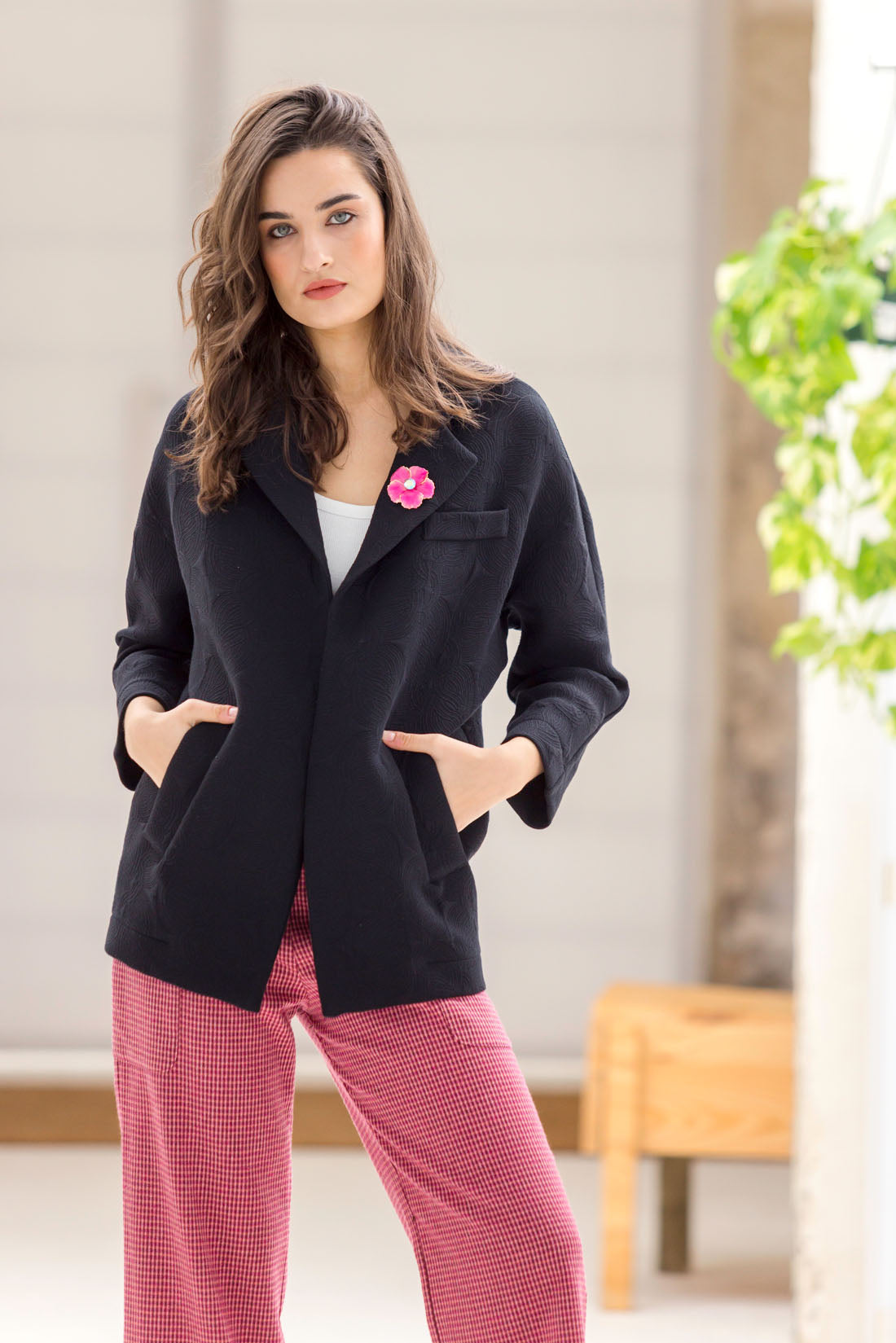 CHAQUETA BROCADA