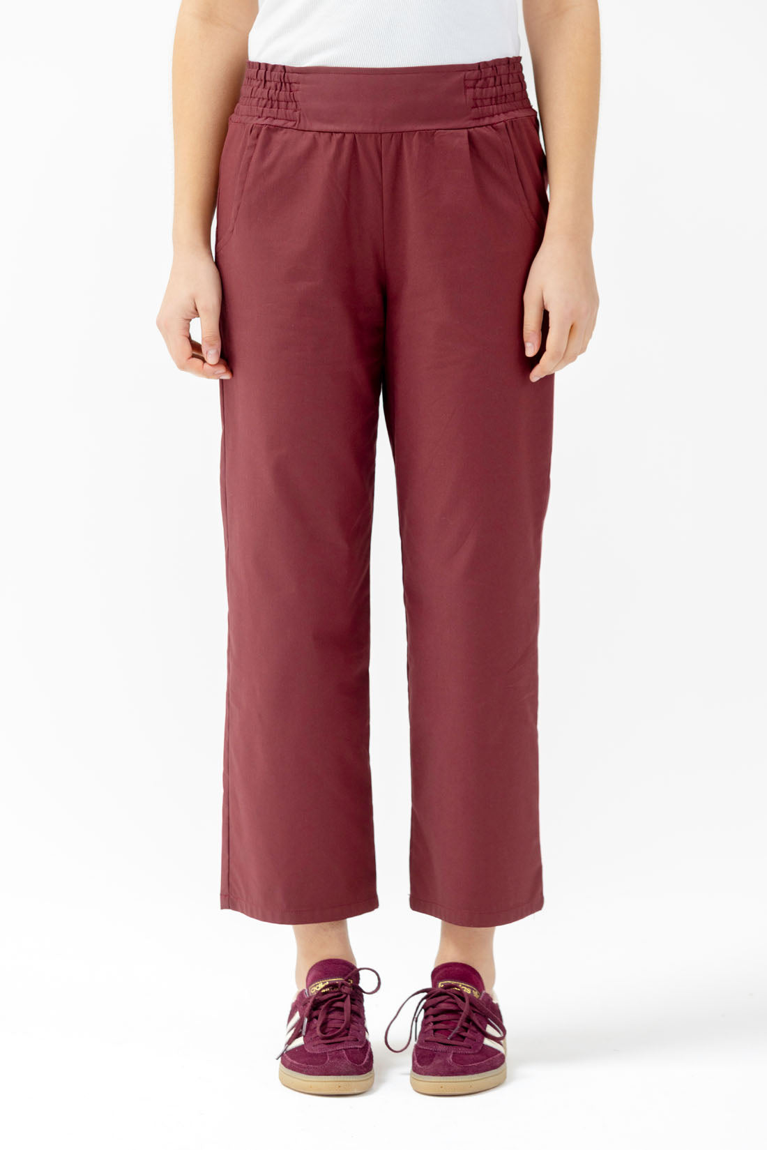 LOOK TOTAL POPELIN BURDEOS