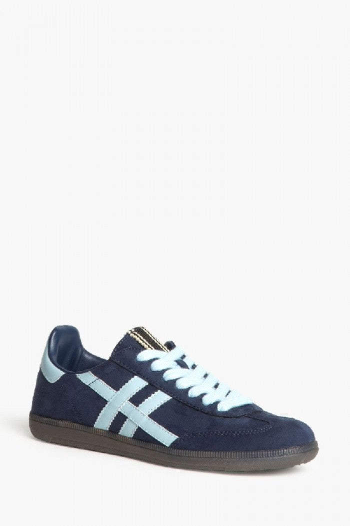Sneakers azul tipo samba