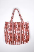 Bolso estampado ikat caldereo