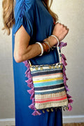 Bolso bandolera boho beige