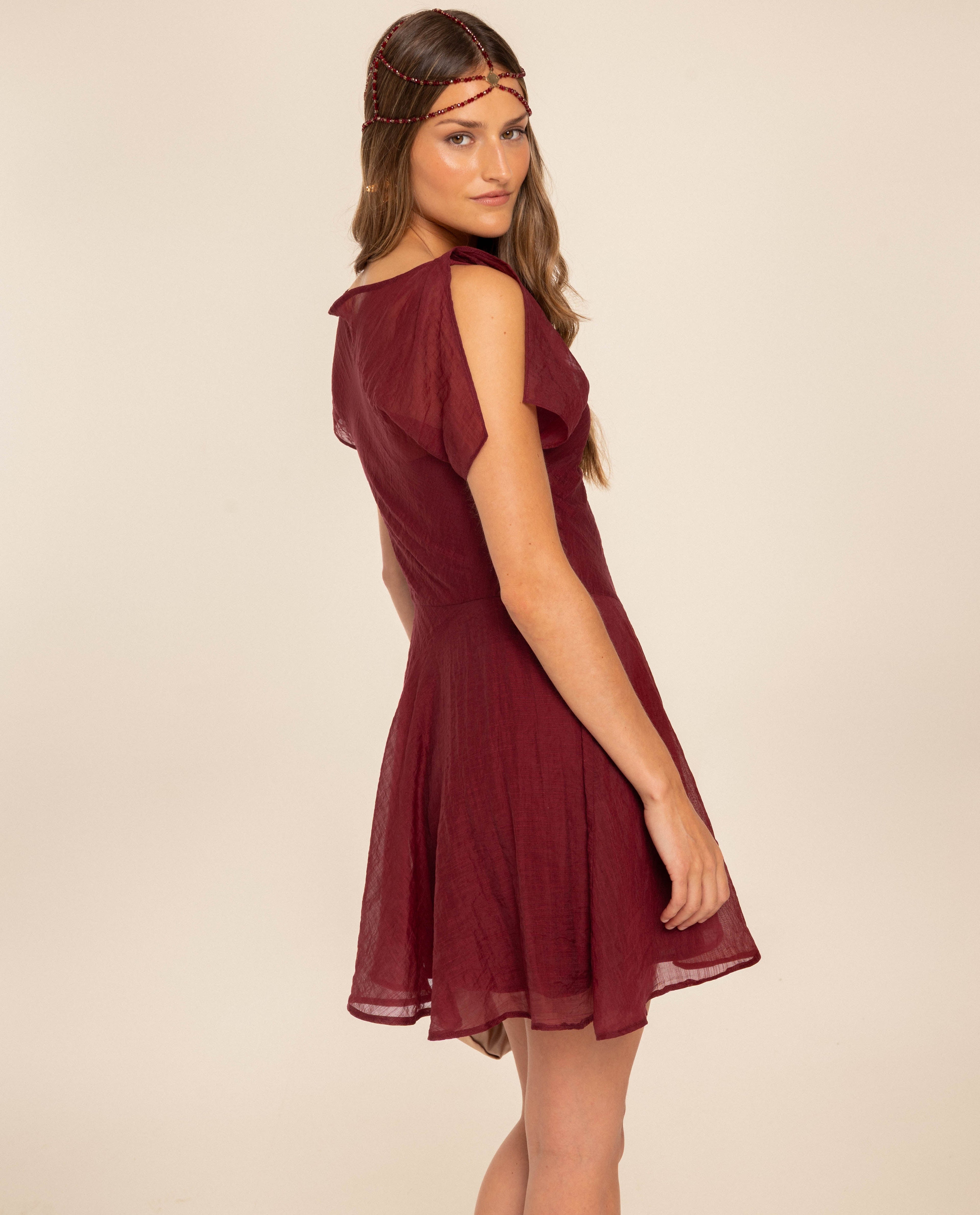 VESTIDO MARITZA · CEREZA