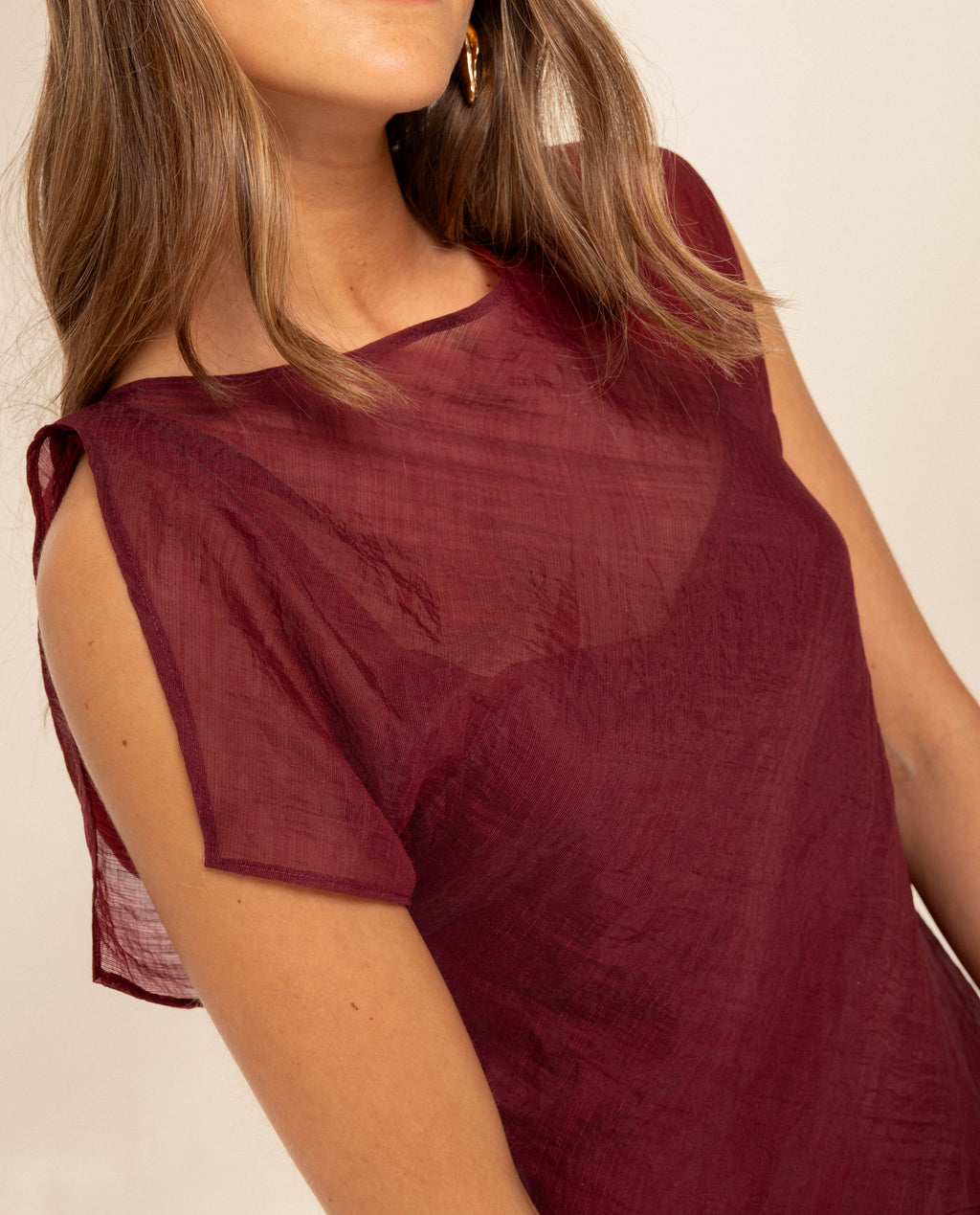 VESTIDO MARITZA · CEREZA